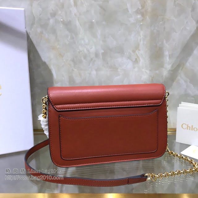 Chloe女包 克洛伊經典C鏈麂皮拼牛皮單肩包 Chole肩背斜挎包  jjh1368